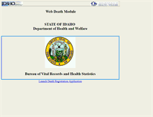 Tablet Screenshot of ided.dhw.idaho.gov