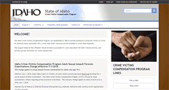 Desktop Screenshot of crimevictimcomp.idaho.gov