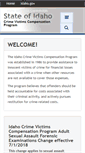 Mobile Screenshot of crimevictimcomp.idaho.gov