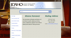 Desktop Screenshot of parole.idaho.gov