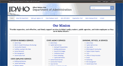 Desktop Screenshot of adm.idaho.gov