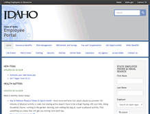 Tablet Screenshot of employee.idaho.gov