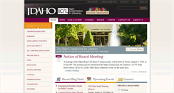 Desktop Screenshot of libraries.idaho.gov