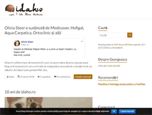 Tablet Screenshot of idaho.ro