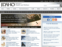 Tablet Screenshot of healthandwelfare.idaho.gov