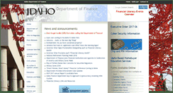 Desktop Screenshot of finance.idaho.gov