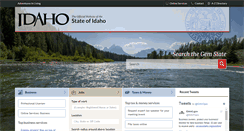 Desktop Screenshot of idaho.gov